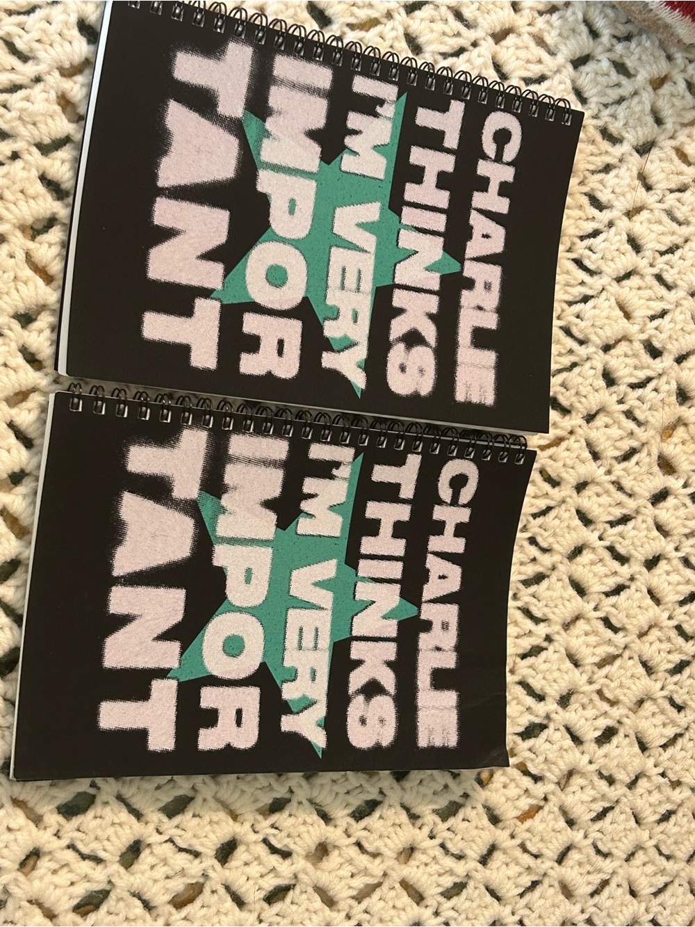 Charlie Puth Tour notebook
